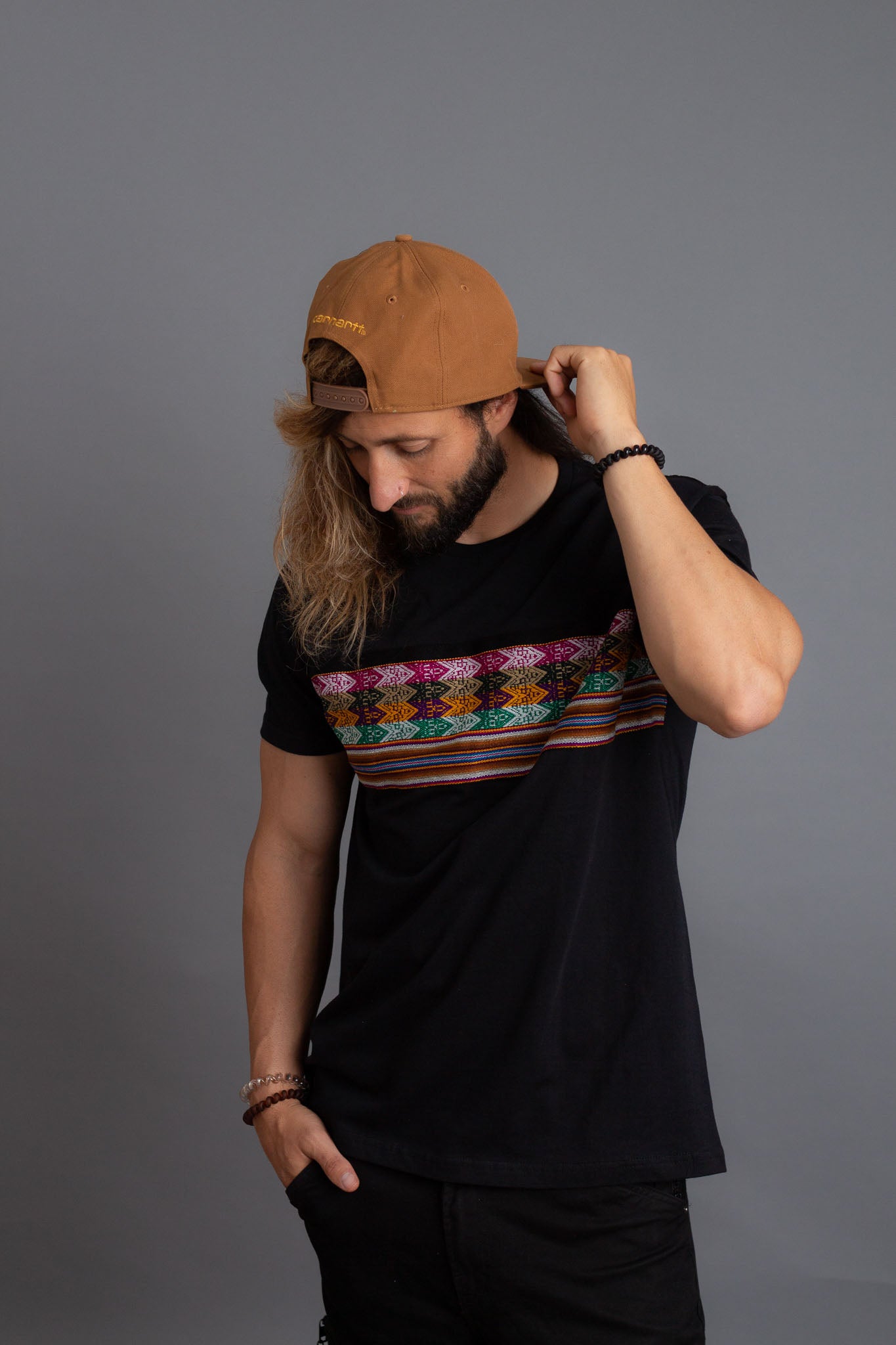 Camiseta negra Perú