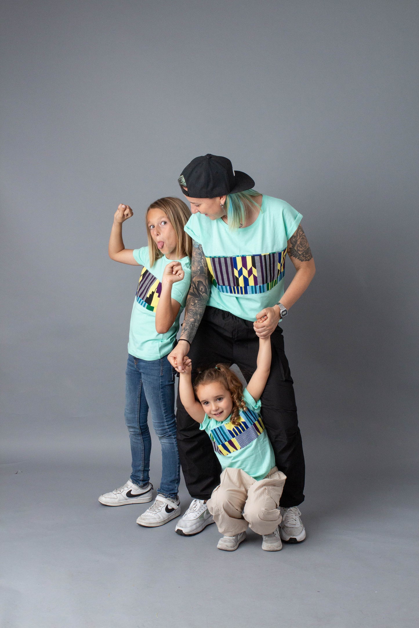 Camiseta niños verde Blue Line