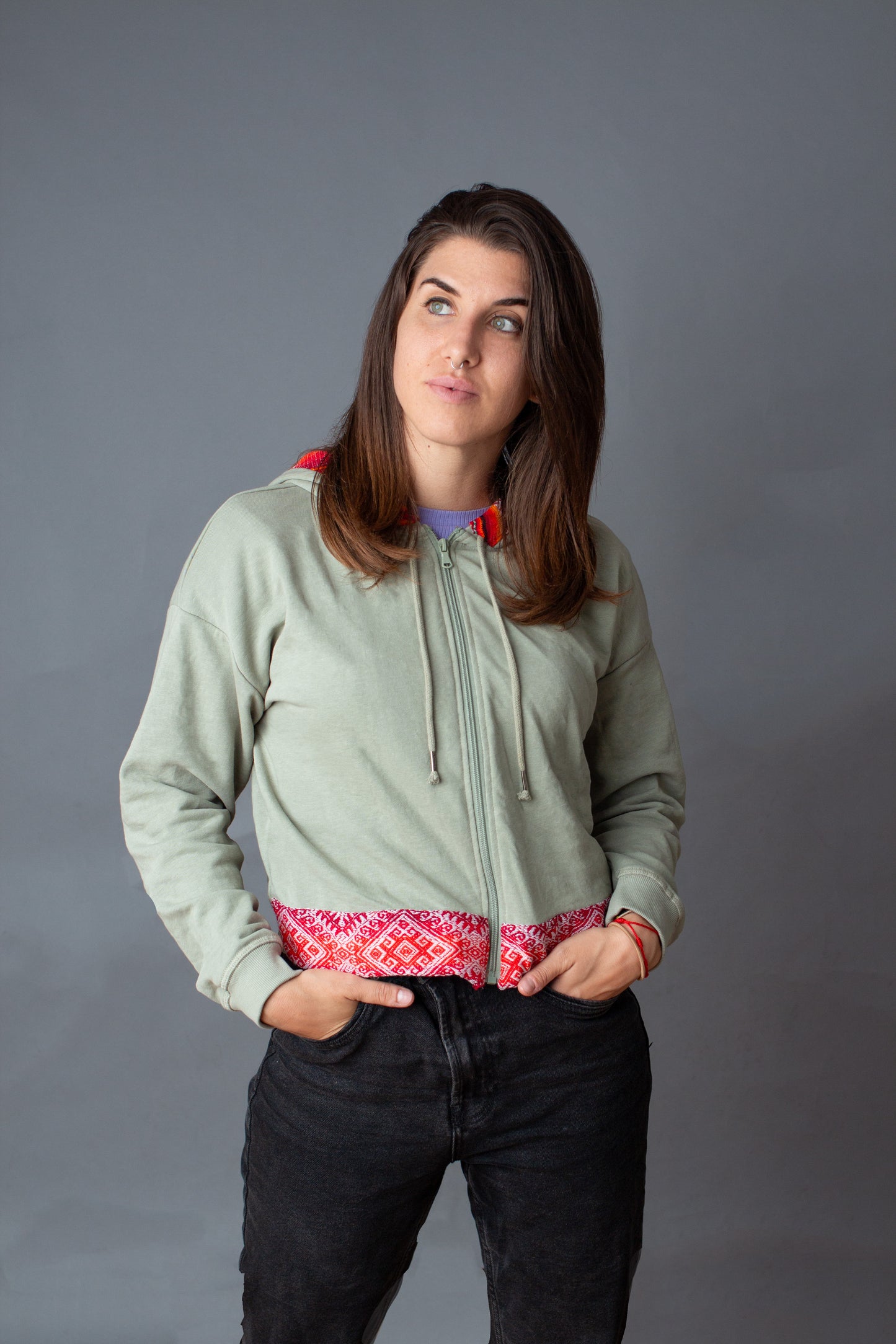 Sudadera con cremallera Cusco