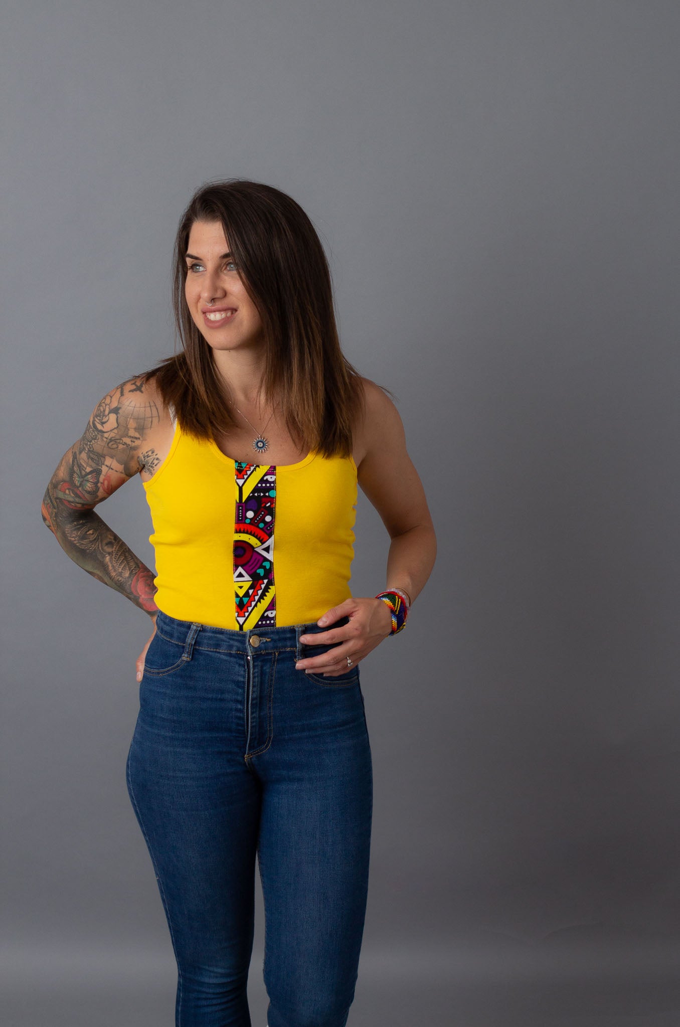 Camiseta Amarilla multi
