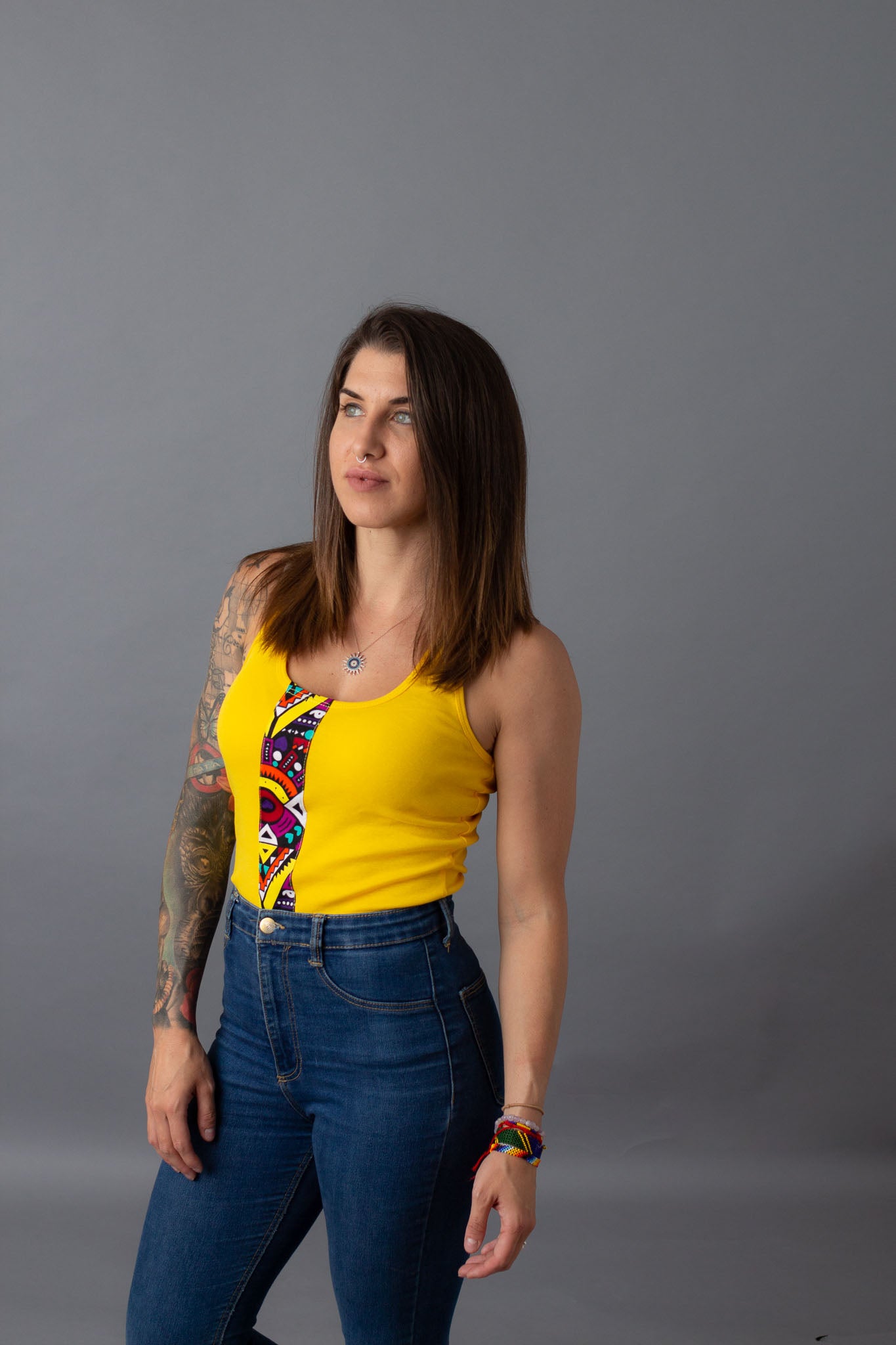 Camiseta Amarilla multi
