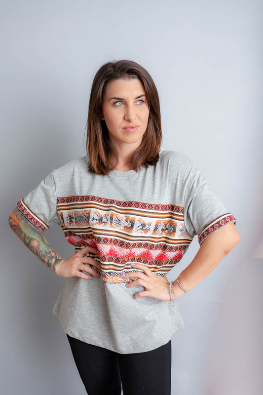 Camiseta gris Peace
