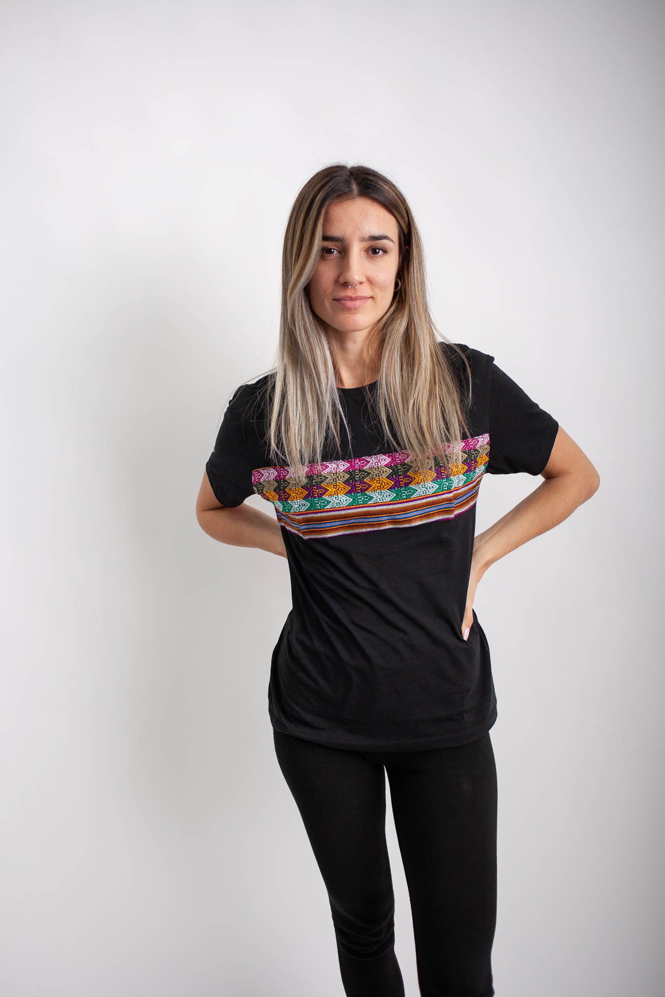 Camiseta negra Perú
