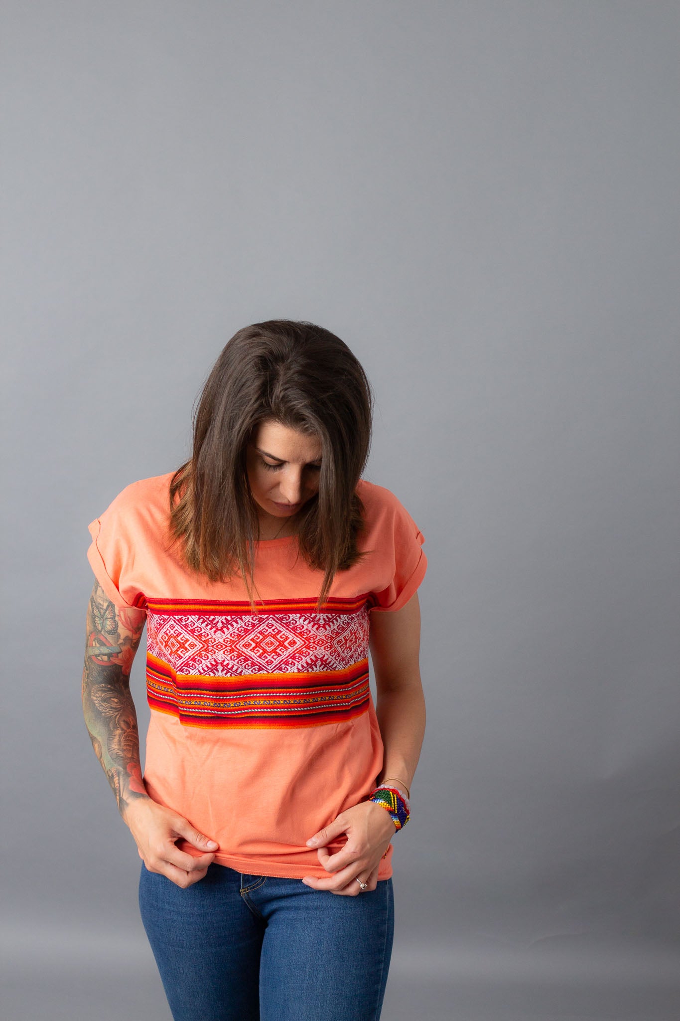 Camiseta salmón Perú