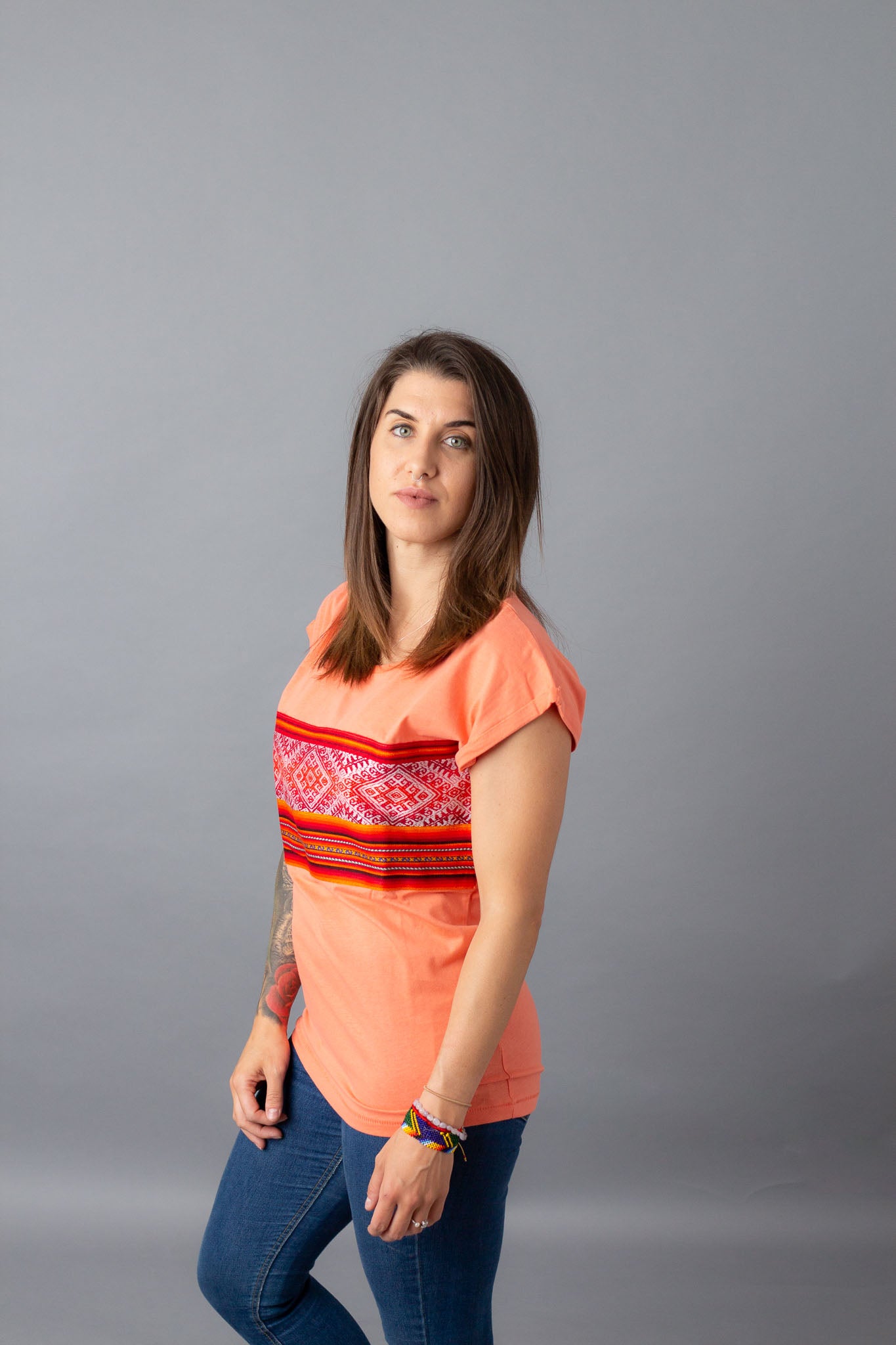 Camiseta salmón Perú