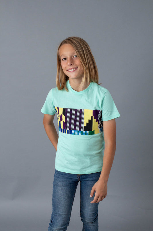 Camiseta niños verde Blue Line
