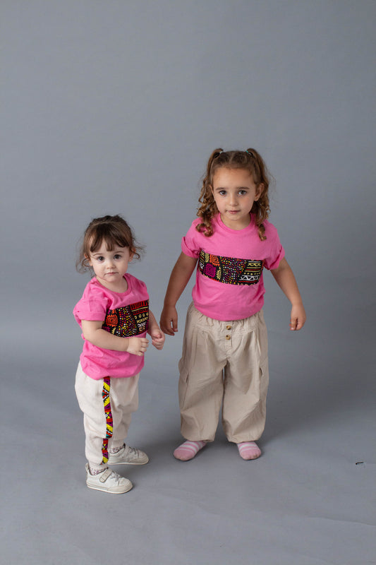 Camiseta niño pink dots